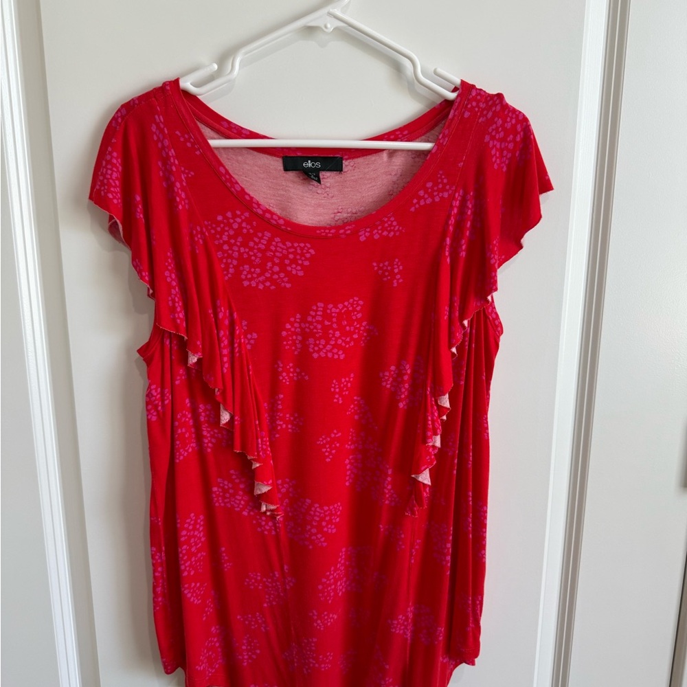 Ellos Flutter Sleeve Sleeveless T shirt